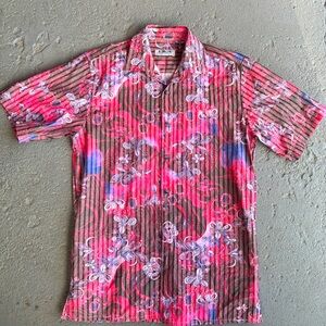 LaVane New York Fashion Shirt Sz M button down party shirt for summer